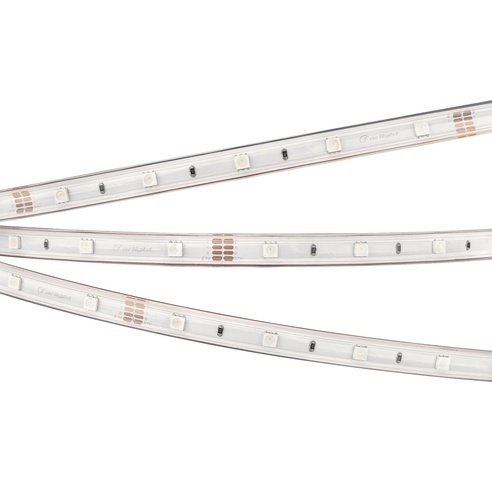 Лента светодиодная RTW 2-5000PS 24V RGB (5060, 150 LED, LUX) (Arlight, 7.2 Вт/м, IP67)