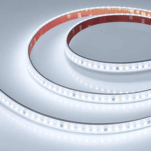 Лента светодиодная герметичная SPI-PS-A120-12mm 24V White6000-PX6-BPT (11 W/m, IP67, 2835, 5m) (Arlight, бегущий огонь)