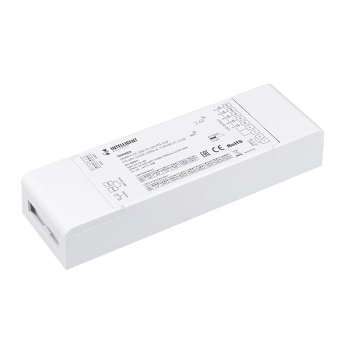 INTELLIGENT ARLIGHT Диммер SMART-CC-205-72-SH-PD-SUF (12-48V, 5x350-1200mA, TUYA Wi-Fi, 2.4G) (IARL, IP20 Пластик, 5 лет)