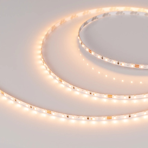 Лента светодиодная MICROLED-M120-4mm 24V Warm2700 (5.4 W/m, IP20, 2216, 5m) (Arlight, узкая)
