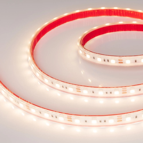 Лента светодиодная герметичная RTW-PS-B60-12mm 12V Warm3000 (14.4 W/m, IP67, 5060, 5m) (Arlight, 14.4 Вт/м, IP67)