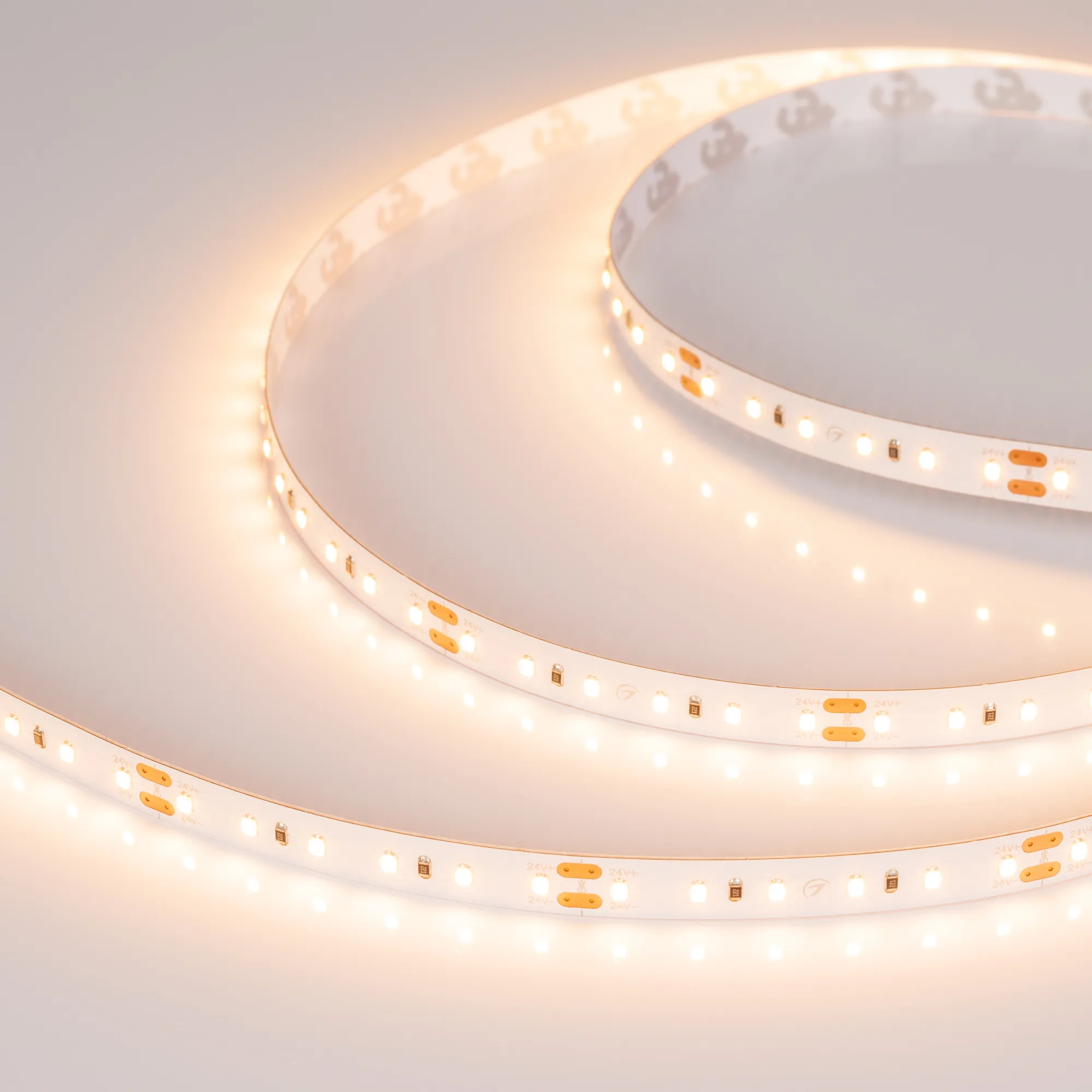 Лента светодиодная MICROLED-M120-8mm 24V Warm2700 (14 W/m, IP20, 2216, 5m) (Arlight, Открытый)