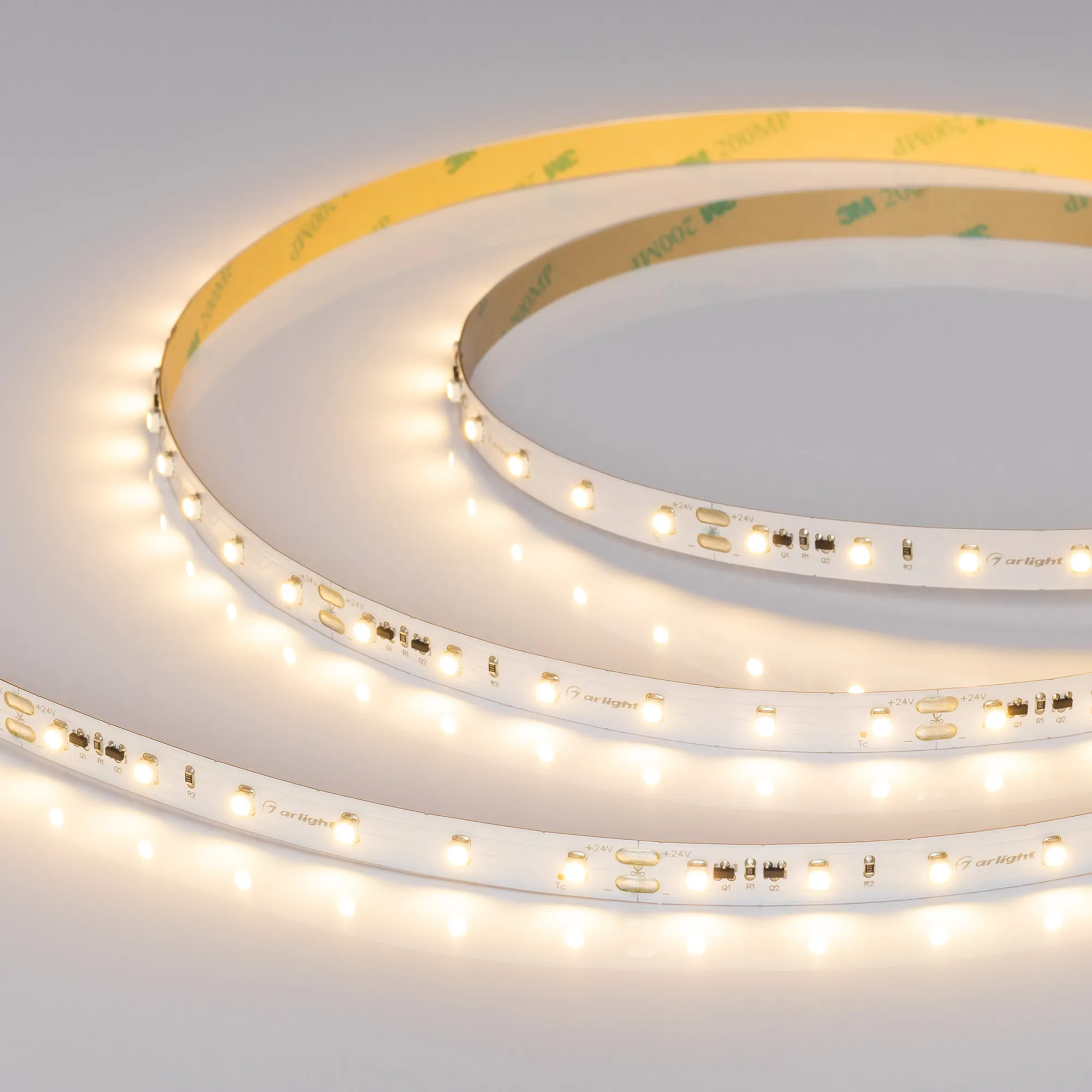 Лента светодиодная IC-A60-10mm 24V Warm2700 (4.8 W/m, IP20, 3528, 20m) (Arlight, 4.8 Вт/м, IP20) - изображение товара