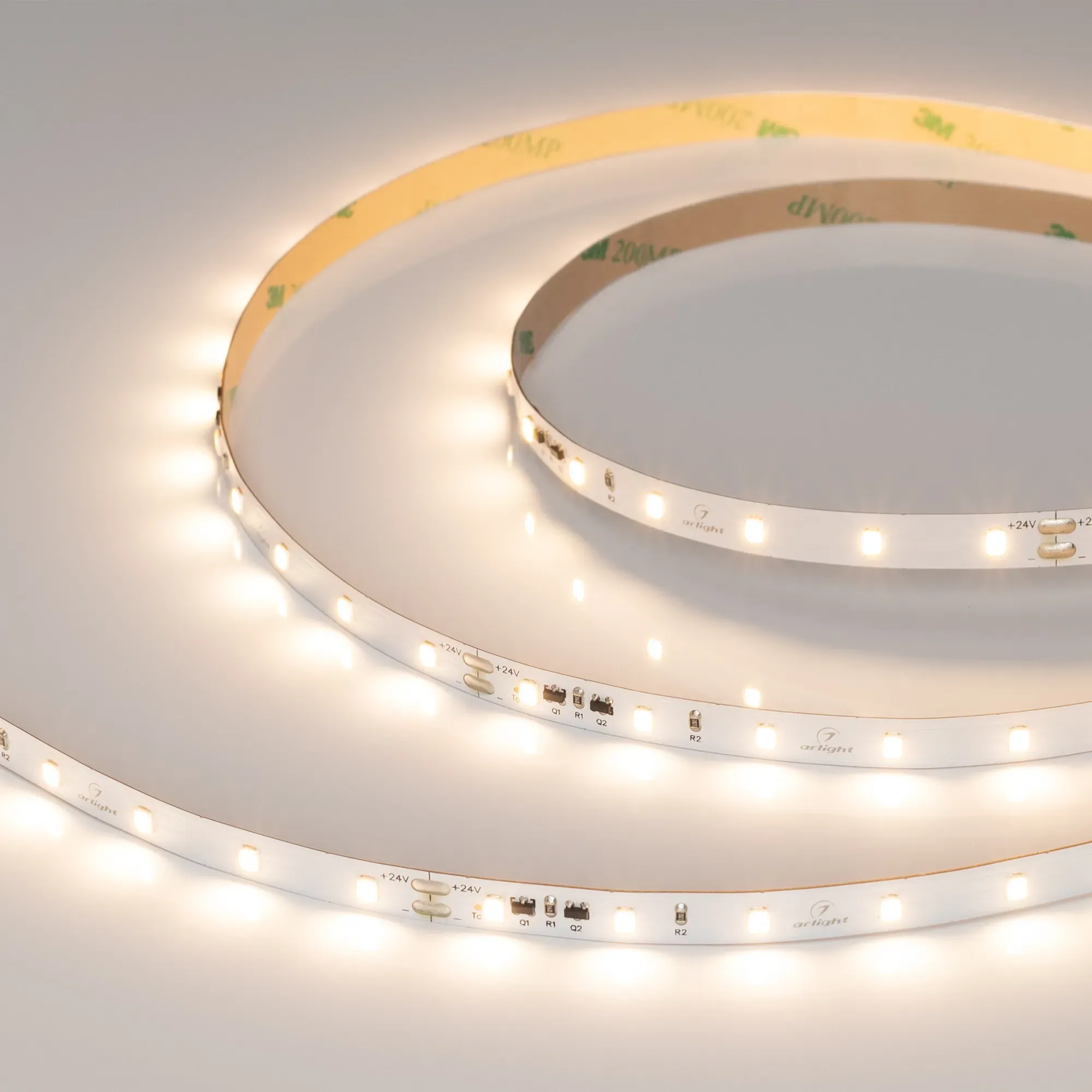 Лента светодиодная IC-A60-8mm 24V Warm3000 (4.8 W/m, IP20, 2835, 10m) (Arlight, стабилизированная) - изображение товара
