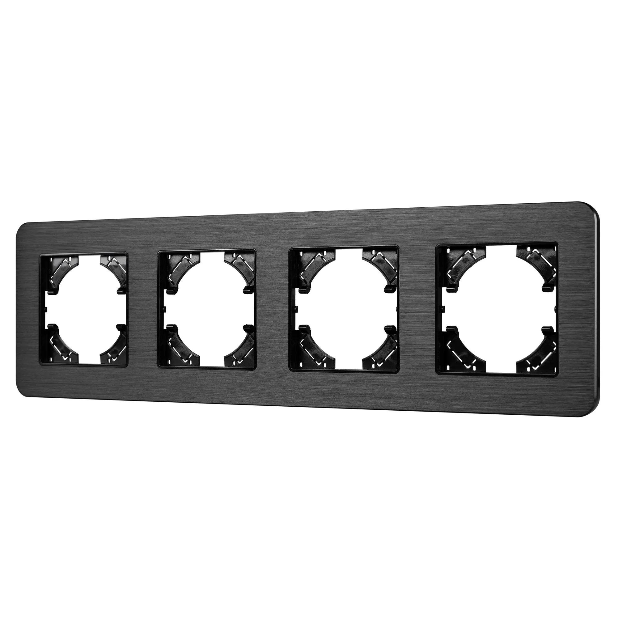 Рамка алюминиевая FRM-AKIRY-AL-4-BK (Arlight, -)