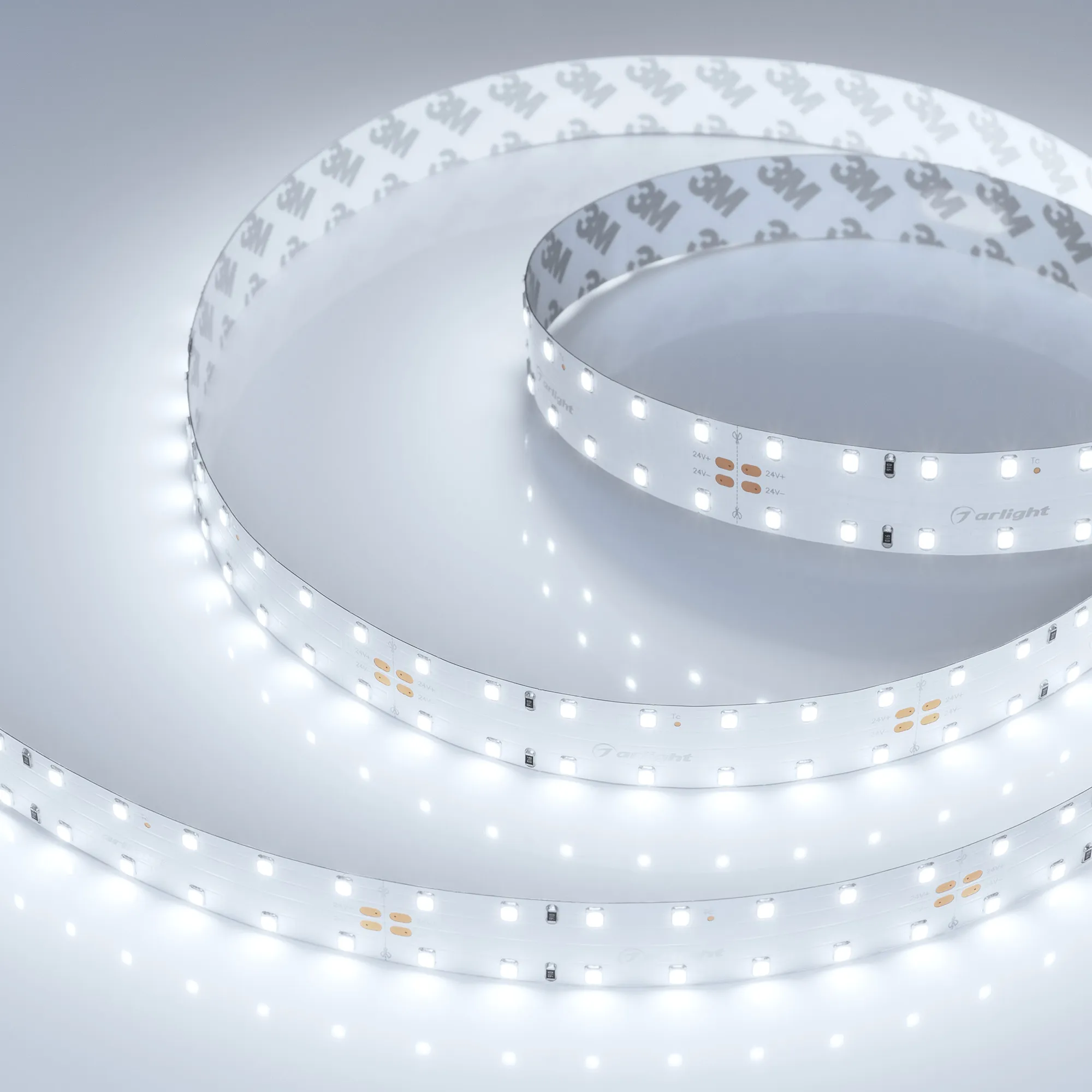 Лента светодиодная RT-A140-20mm 24V White6000 (22 W/m, IP20, 2835, 4.7m) (Arlight, Открытый)