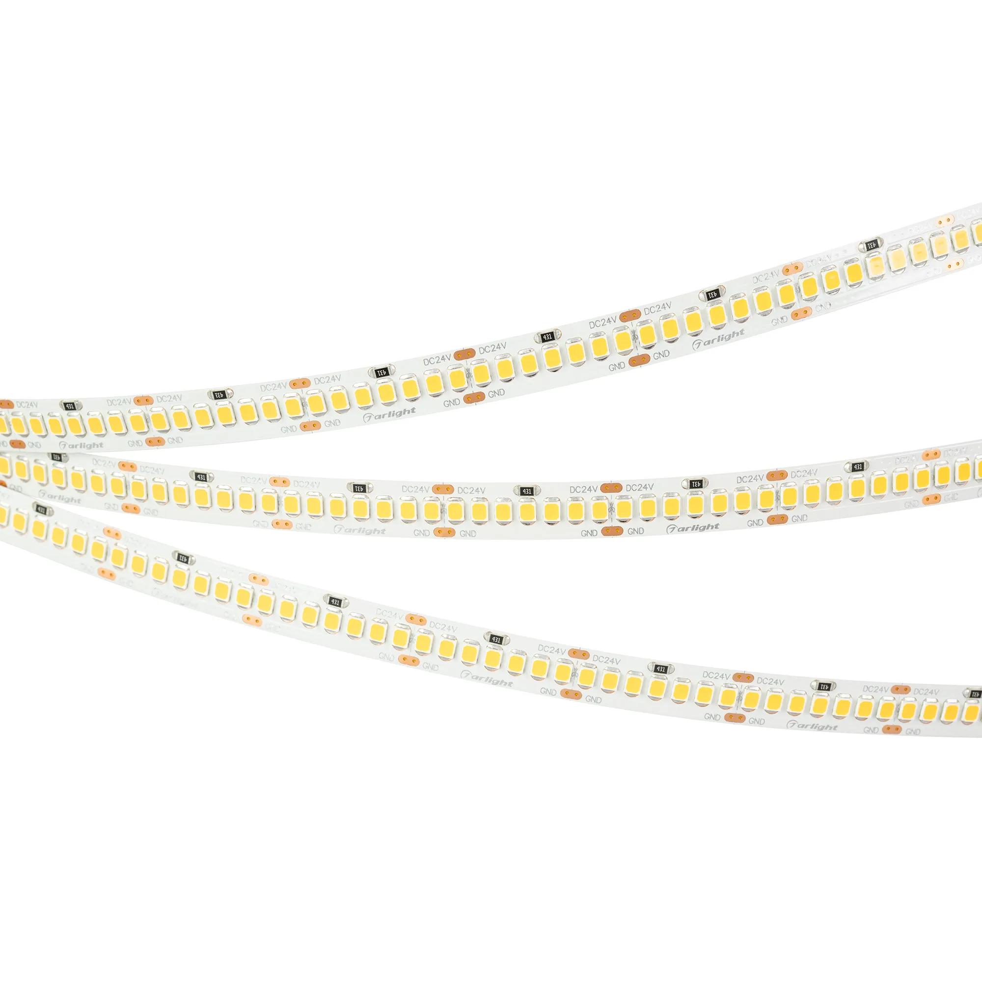 Лента светодиодная RT-A252-10mm 24V Day4000 (11 W/m, IP20, 2835, 5m) (Arlight, Открытый)
