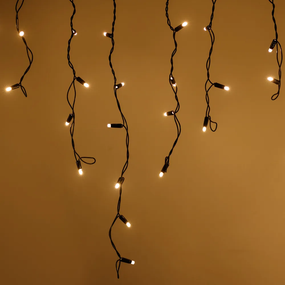 Светодиодная гирлянда ARD-EDGE-PRO-5600x900-BLACK-240LED-FLASH WARM (230V, 15W) (Ardecoled, IP65) - изображение товара