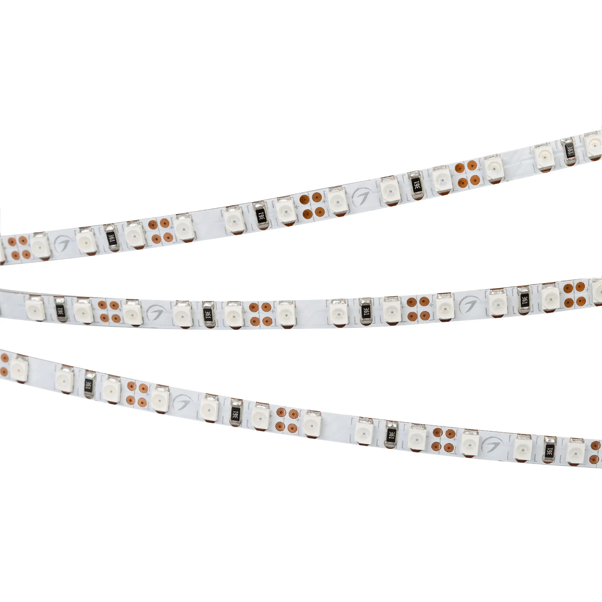 Лента светодиодная RT-A120-5mm 12V Green (9.6 W/m, IP20, 2835, 5m) (Arlight, узкая)